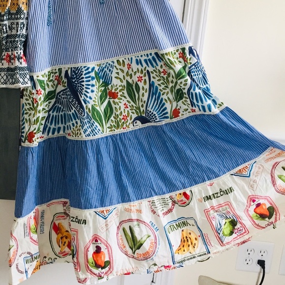 Farm Rio Pineapple Beach Maxi Dress Tropical Summer Maximalist - Picture 9 of 16